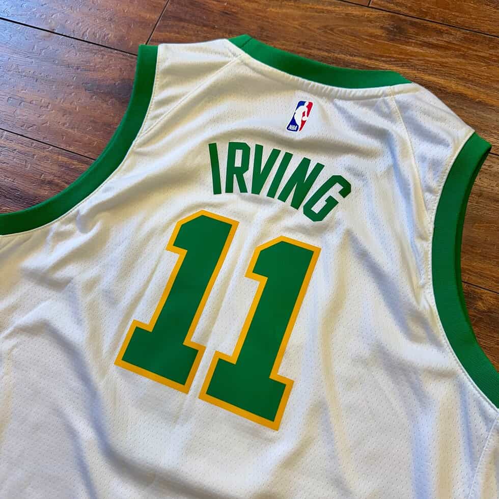 NWT Nike Boston Celtics Kyrie Irving Jersey Youth XL - Image 5