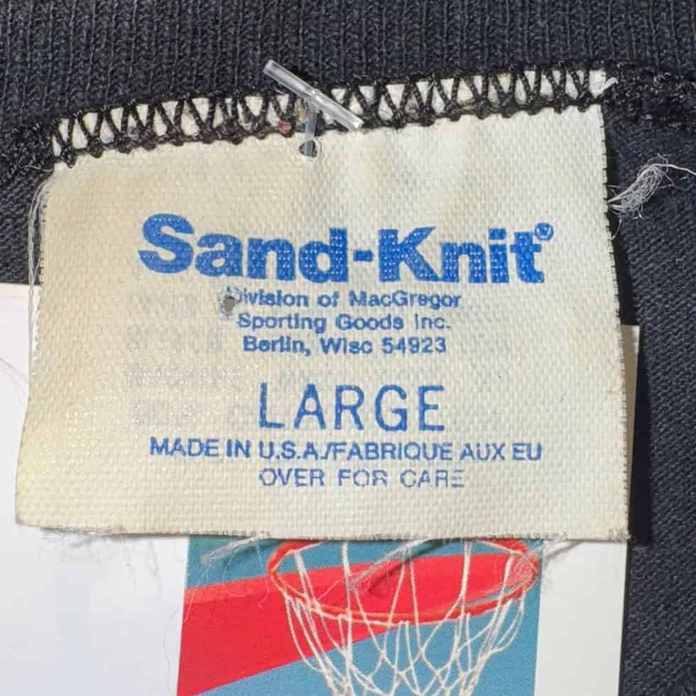 Sand Knit Portland Trail Blazers Tee Sz L - Image 3
