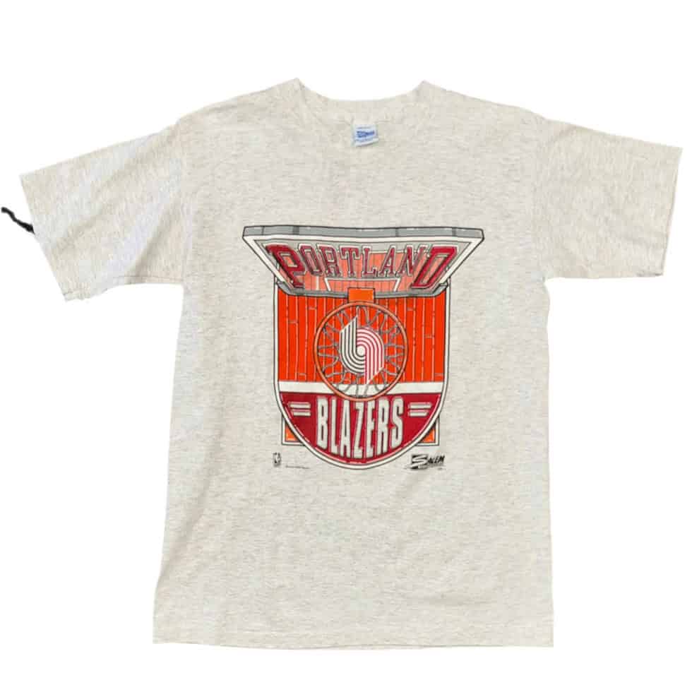 Salem Sportswear Portland Trail Blazers backboard Court Tee Sz L