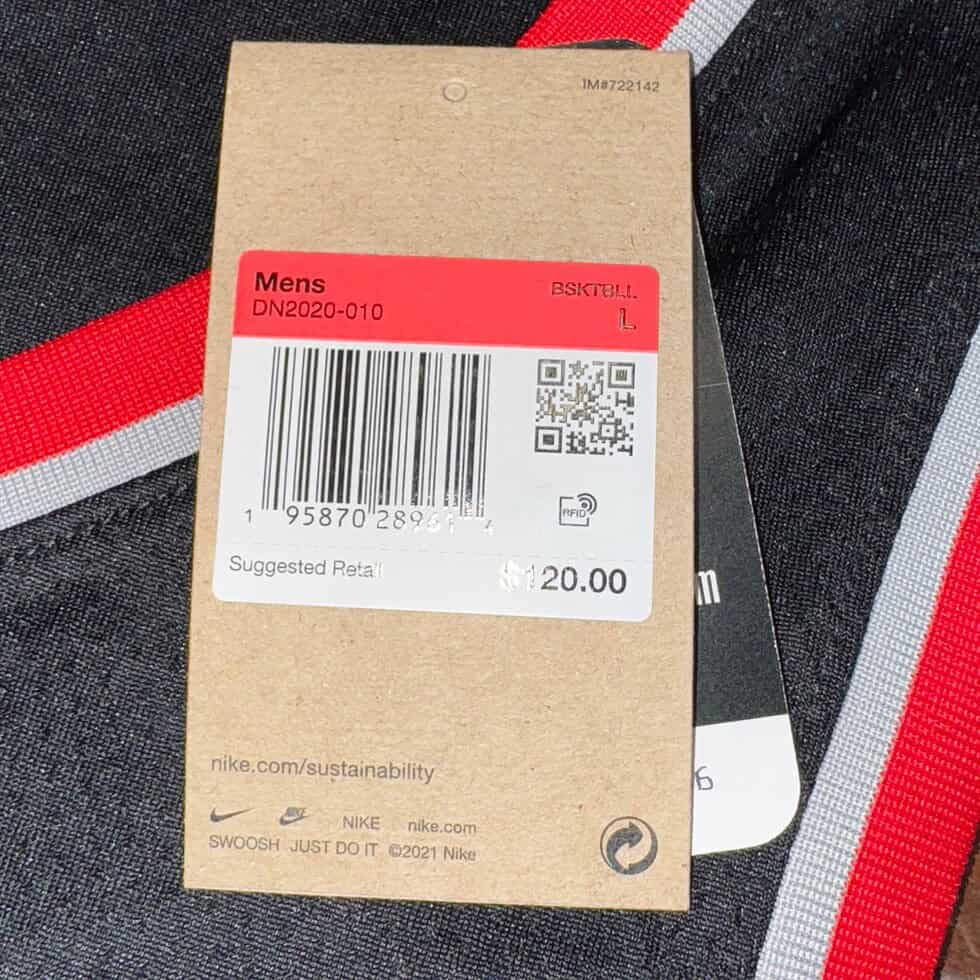 NWT Nike Portland Trail Blazers  BLK Jersey Sz L - Image 4