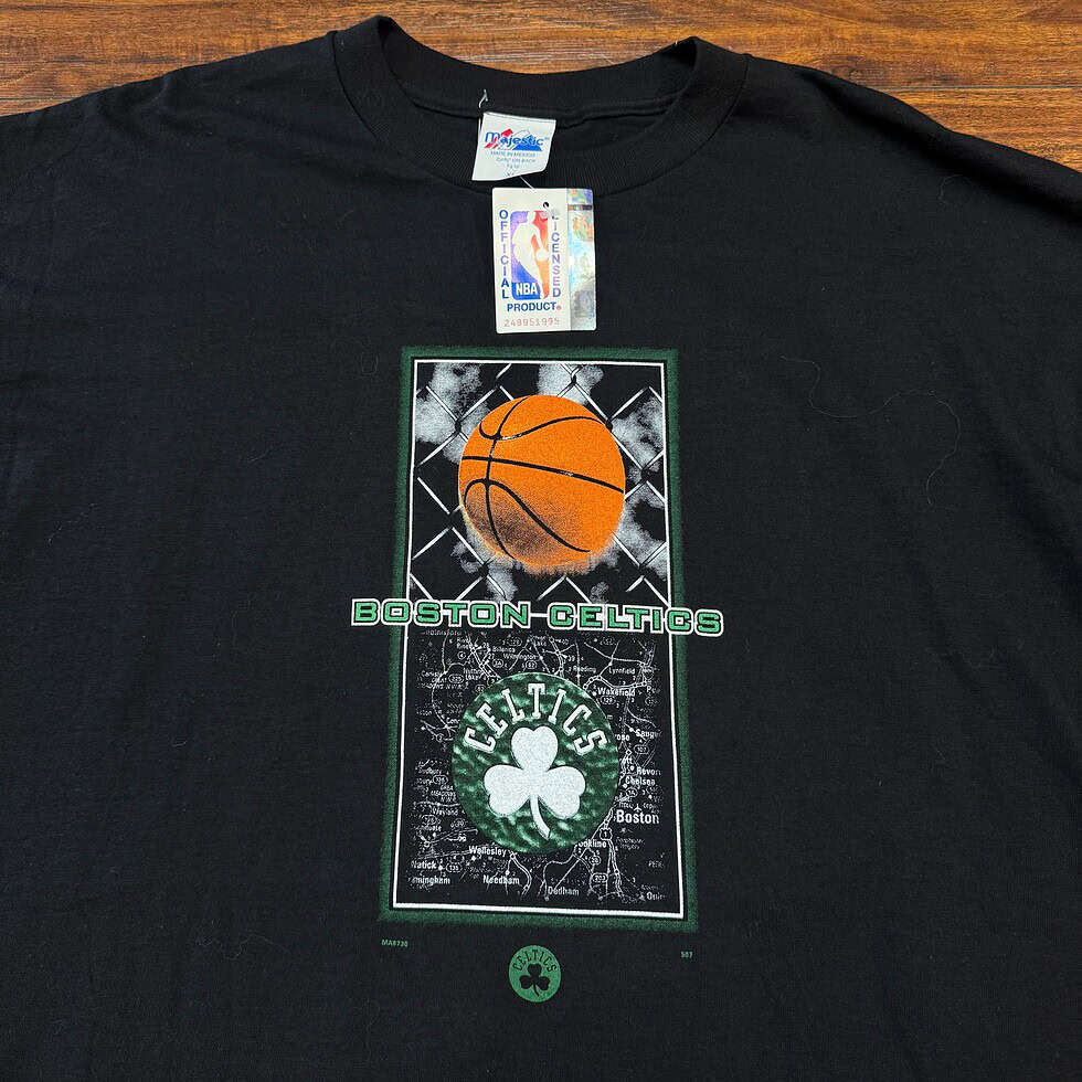 NWT Majestic Boston Celtics Tee Sz XL - Image 2