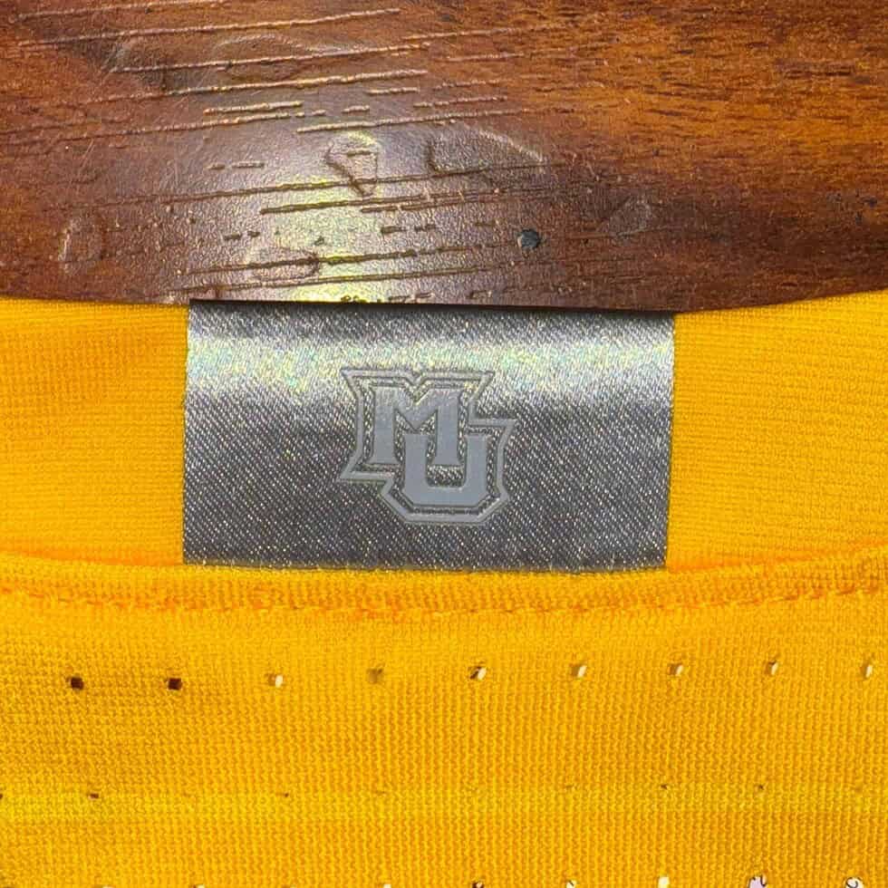 Jordan Team-Issued Yellow Marquette Jersey Sz XL + 4”Length - Image 11