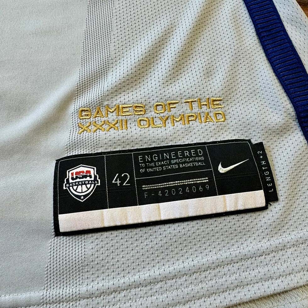 Nike USA 2020 Pro Cut Sample Jersey Grey Sz S - Image 3