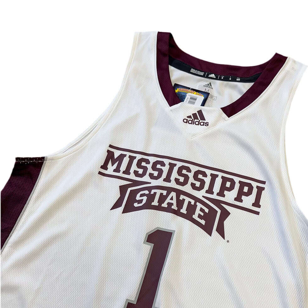 Adidas Mississippi State Team Issued Jersey Sz M - Image 2
