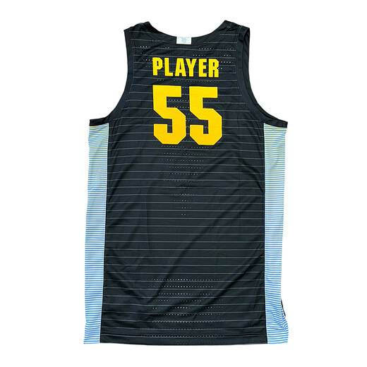 Jordan Team-Issued Navy Marquette Jersey Sz XL + 4”Length