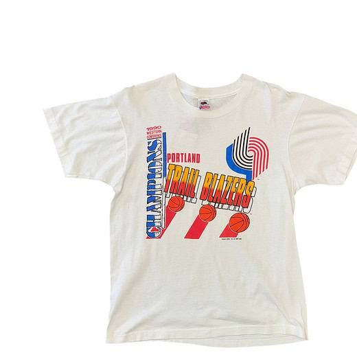 FOTL 90's WCC Portland Trail Blazers Tee Sz L