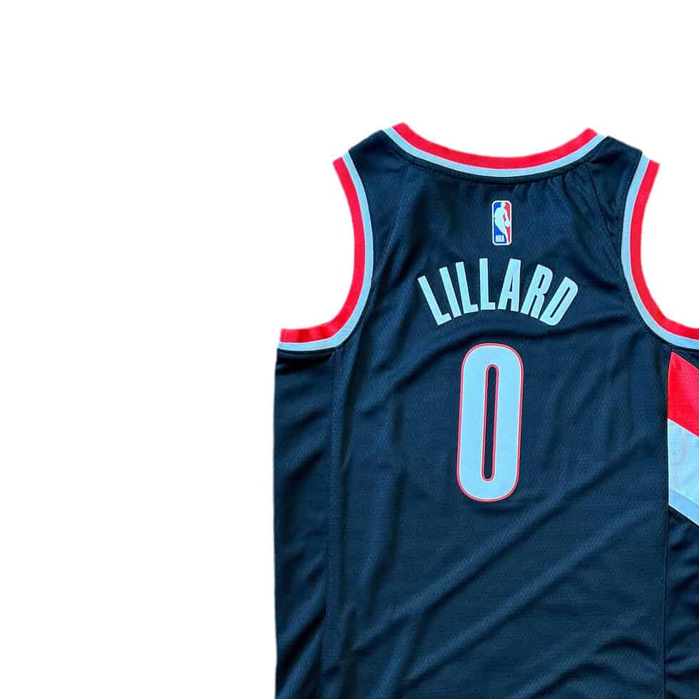 Nike Swingman Blazers Damian Lillard Jersey Sz S - Image 2