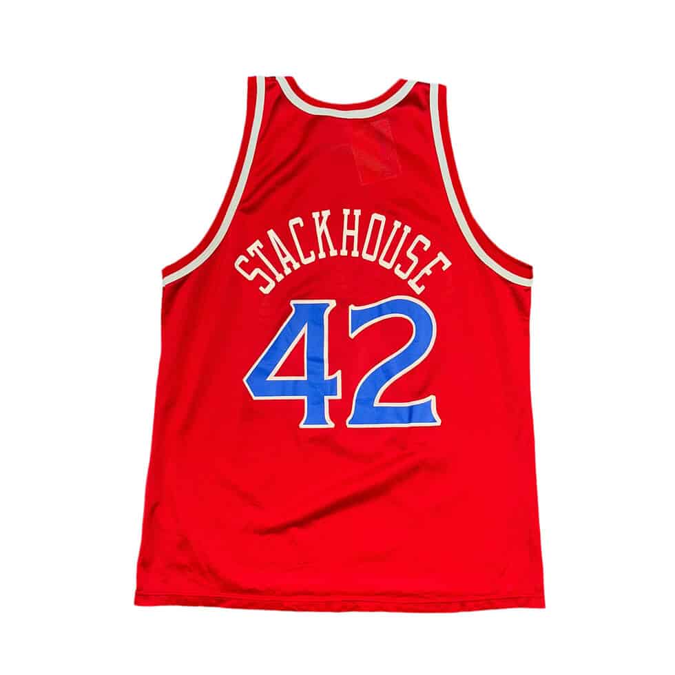 Champion Philadelphia 76ers Jerry Stackhouse Jersey Sz XL - Image 2
