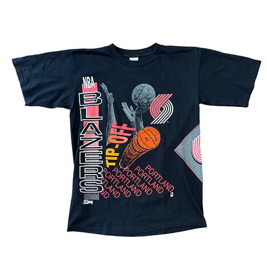 Salem Sportswear Portland Trail Blazers AOP Tee Sz L