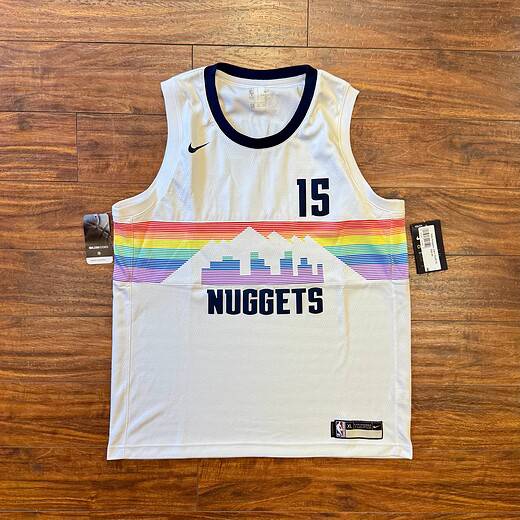 NWT Nuggets Rainbow Nikola Jokic Youth XL