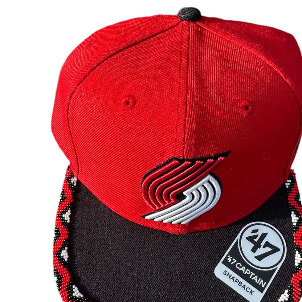 Beaded Blazers Snapback by West Coast Beadwork - Image 2