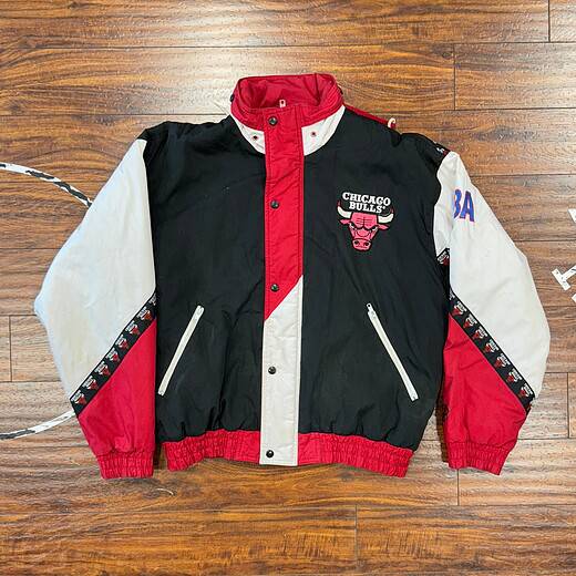 RARE Pro Player SAMPLE Bulls Jacket Sz L