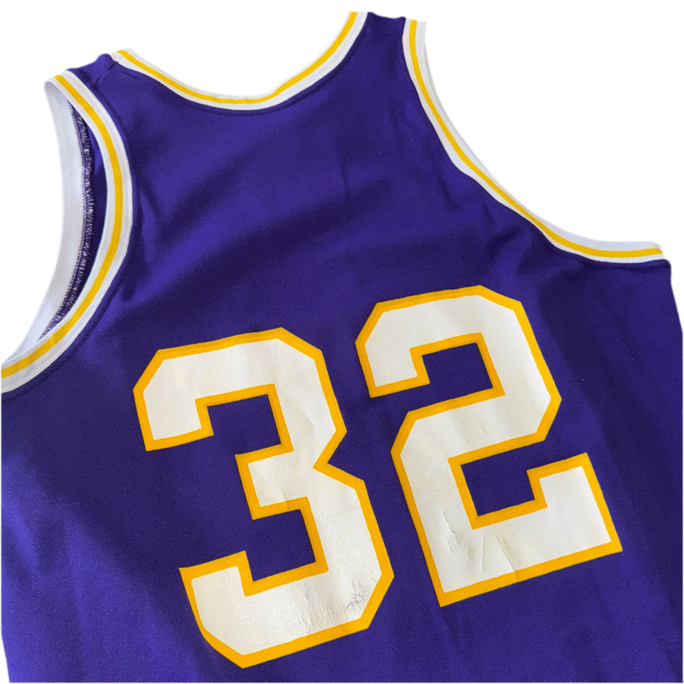 Sand-Knit Los Angeles Lakers Magic Johnson Jersey Sz XL - Image 5