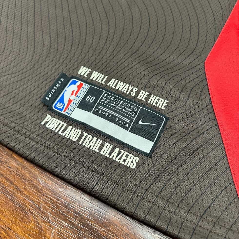 Nike 2020-2021 City Edition Trailblazers CJ Jersey Sz 3X - Image 2
