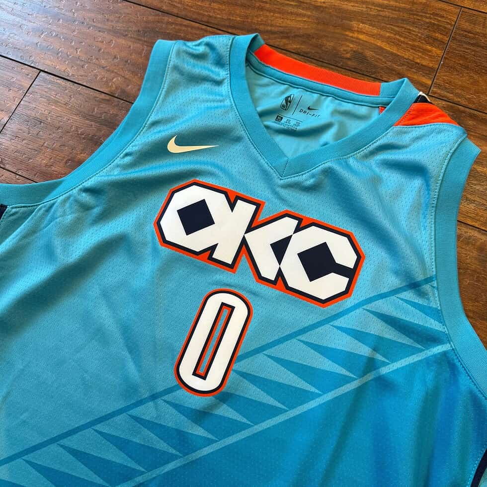 NWT Nike OKC Thunder Westbrook Jersey Youth XL - Image 3