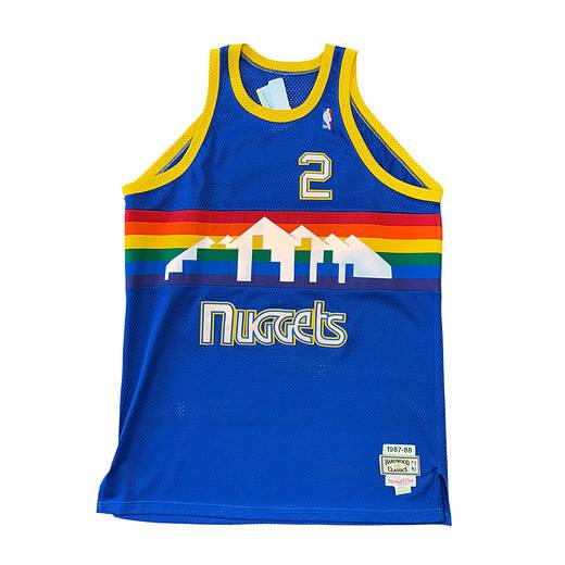 NWT Alex English Denver Nuggets Jersey Sz 2X