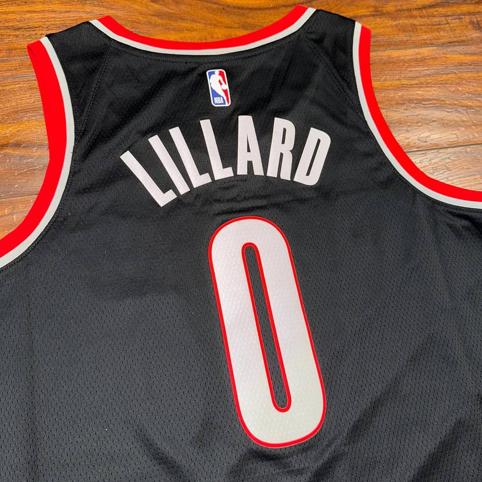 NWT Nike Portland Trail Blazers  BLK Jersey Sz L - Image 6