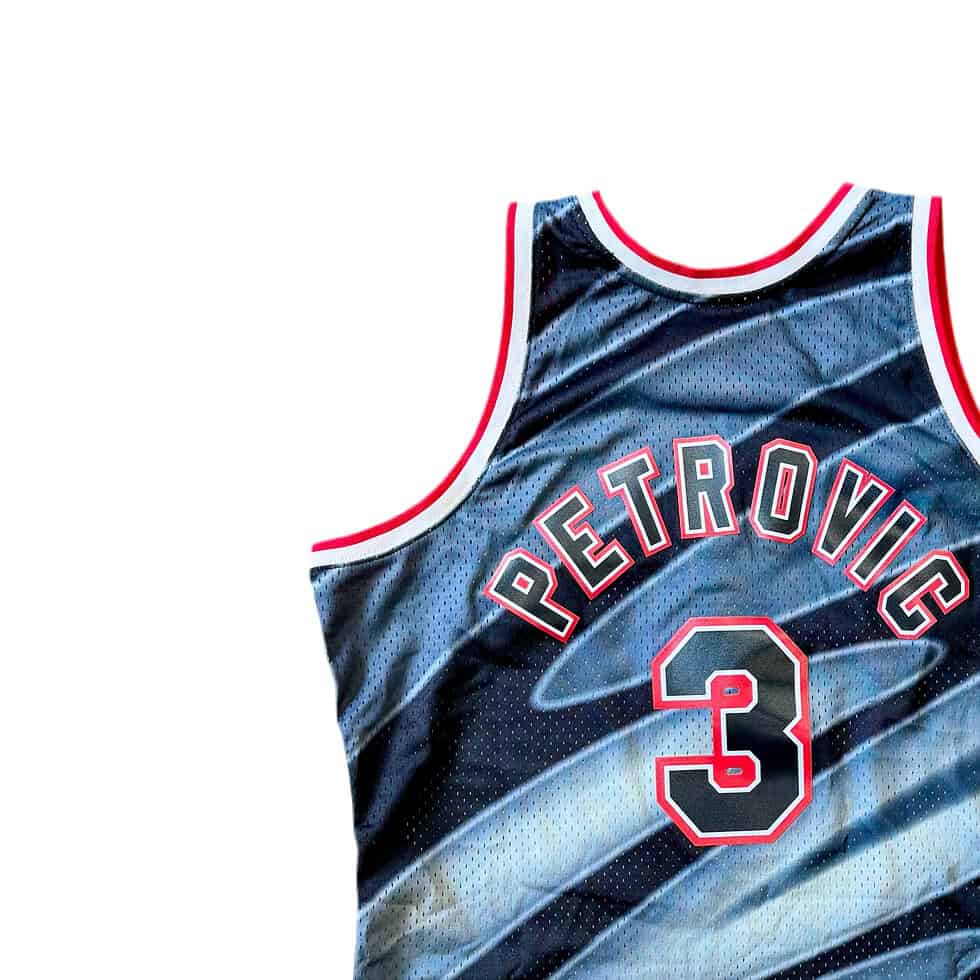 Mitchell & Ness New Jersey Nets Drazen Petrovic Jersey Sz 2X - Image 2