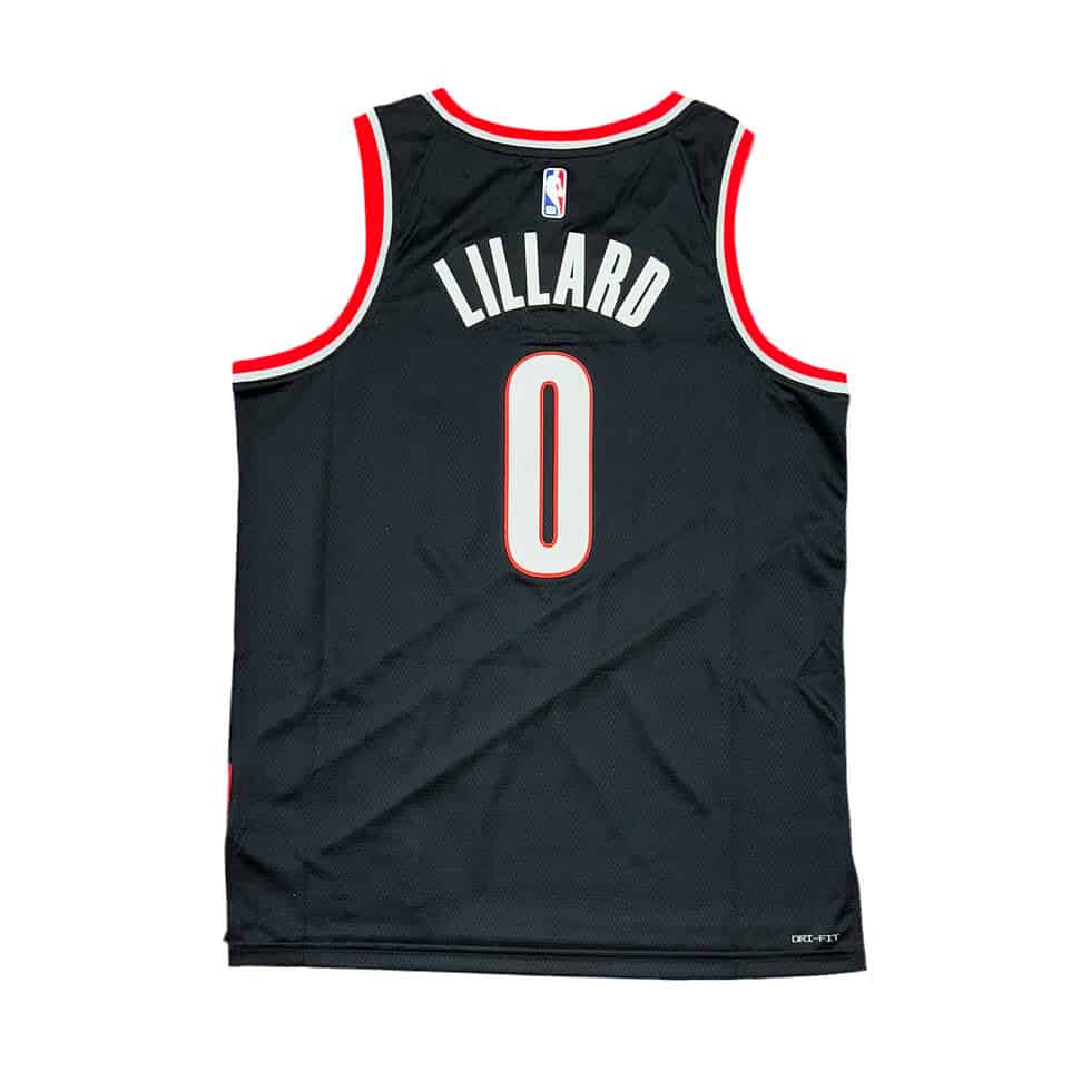 NWT Nike Portland Trail Blazers  BLK Jersey Sz L - Image 2