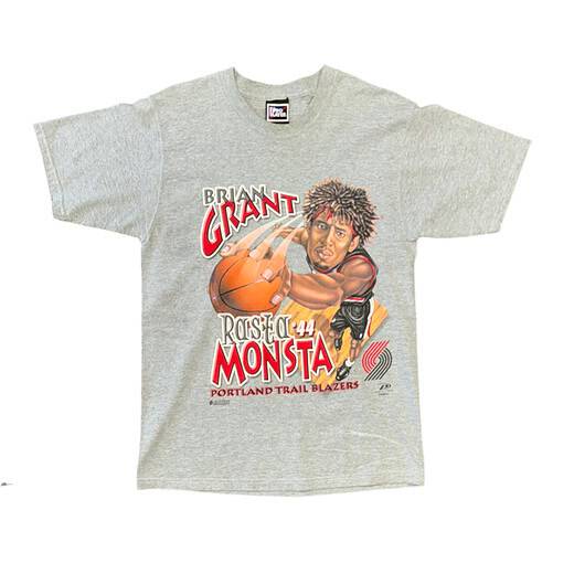 Pro Player Brian Grant Portland Trail Blazers Big Head Tee Sz M