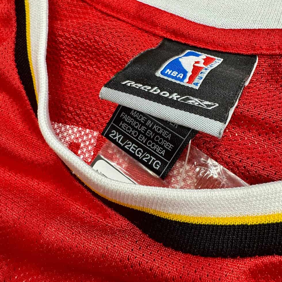 Reebok 00’s Atlanta Hawks Josh Smith Jersey Sz 2X - Image 3