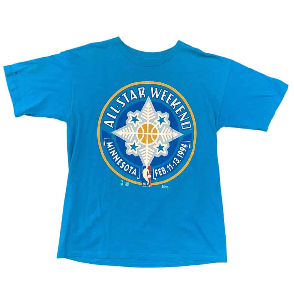 Salem Sportswesr 1994 Minnesota NBA All Star Tee Sz L - Image 2