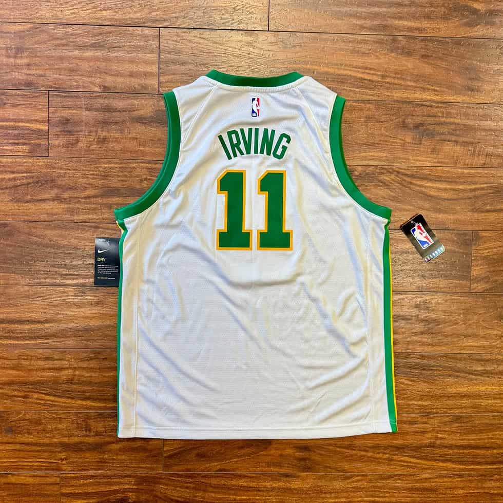 NWT Nike Boston Celtics Kyrie Irving Jersey Youth XL - Image 4