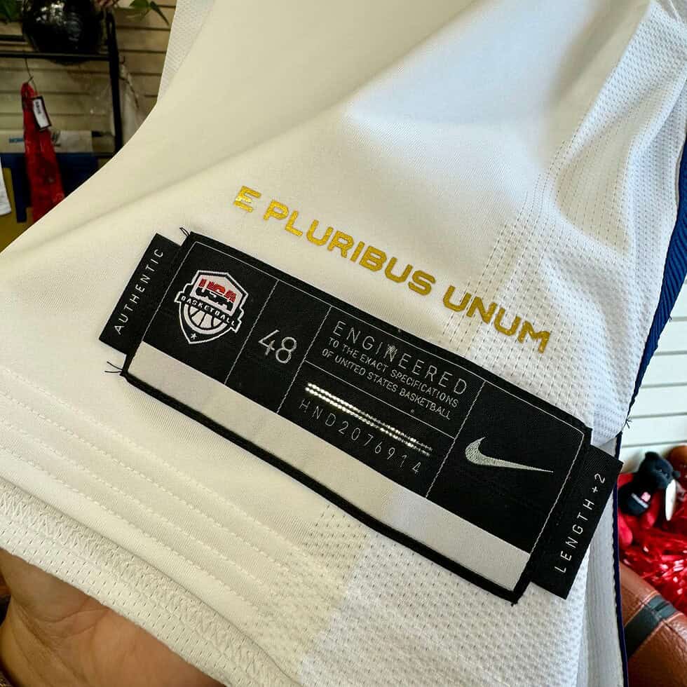 Nike Team USA Basketball Jersey Sz L - Image 3
