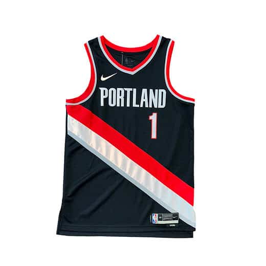 NWOT Signed Portland Trail Blazers Ant Simons Jersey Sz L