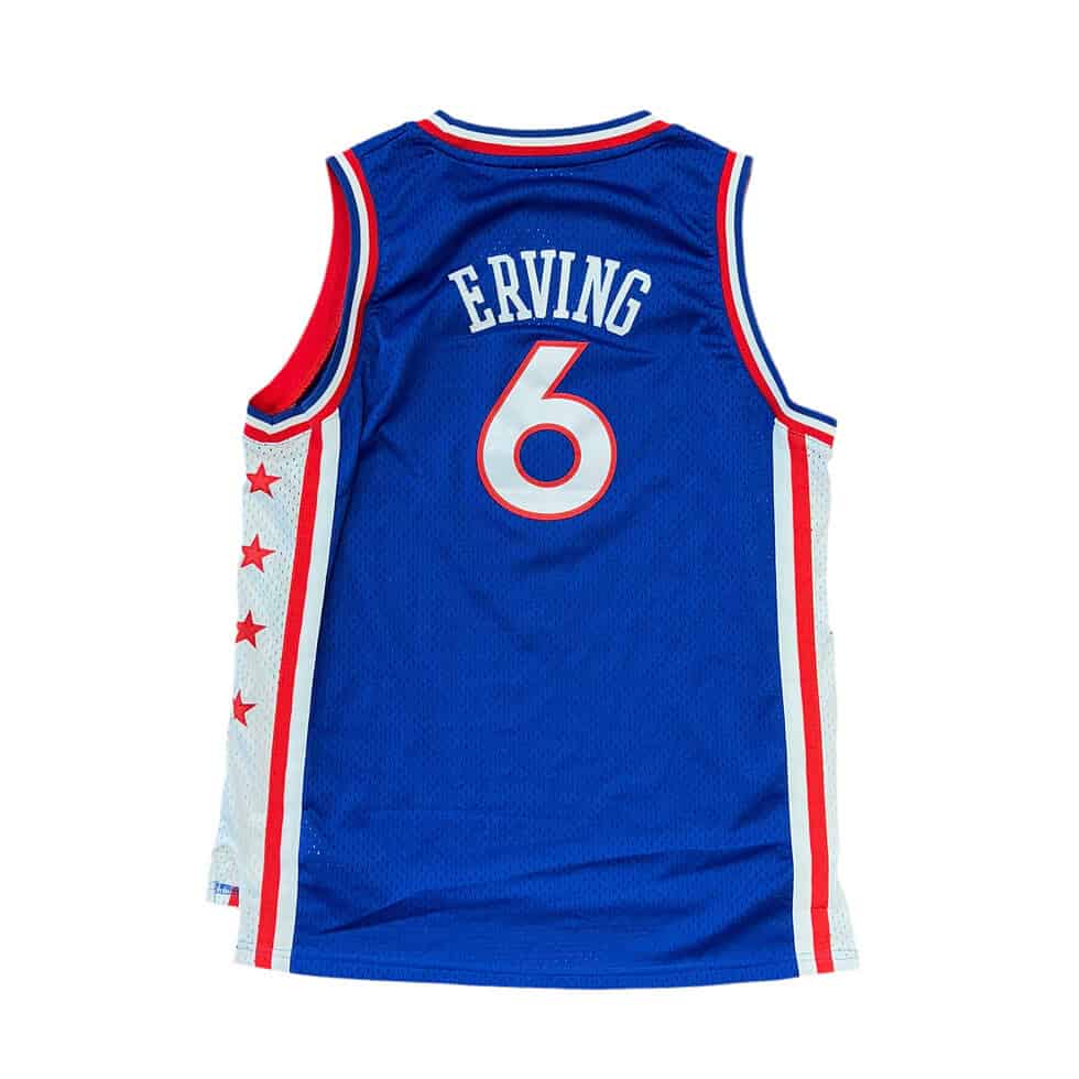 Adidas Philadelphia 76ers Julius Erving Jersey Sz YXL - Image 2
