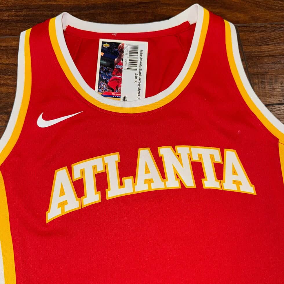 Nike Atlanta Hawks Blank Jersey Sz S - Image 3