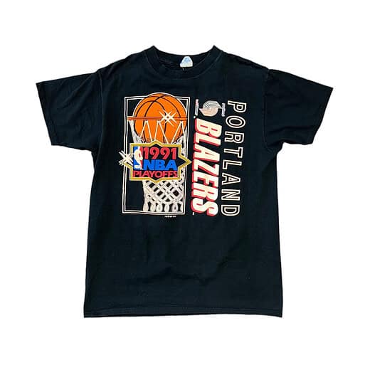 Royal 1991 Portland Trail Blazers Playoffs Tee Sz L