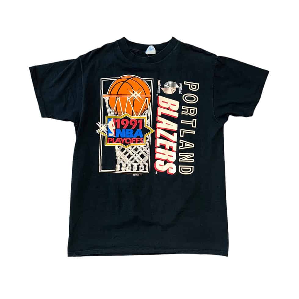 Royal 1991 Portland Trail Blazers Playoffs Tee Sz L