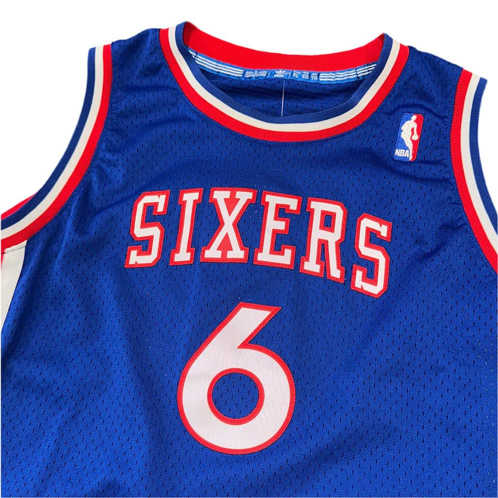 Adidas Philadelphia 76ers Julius Erving Jersey Sz YXL - Image 4