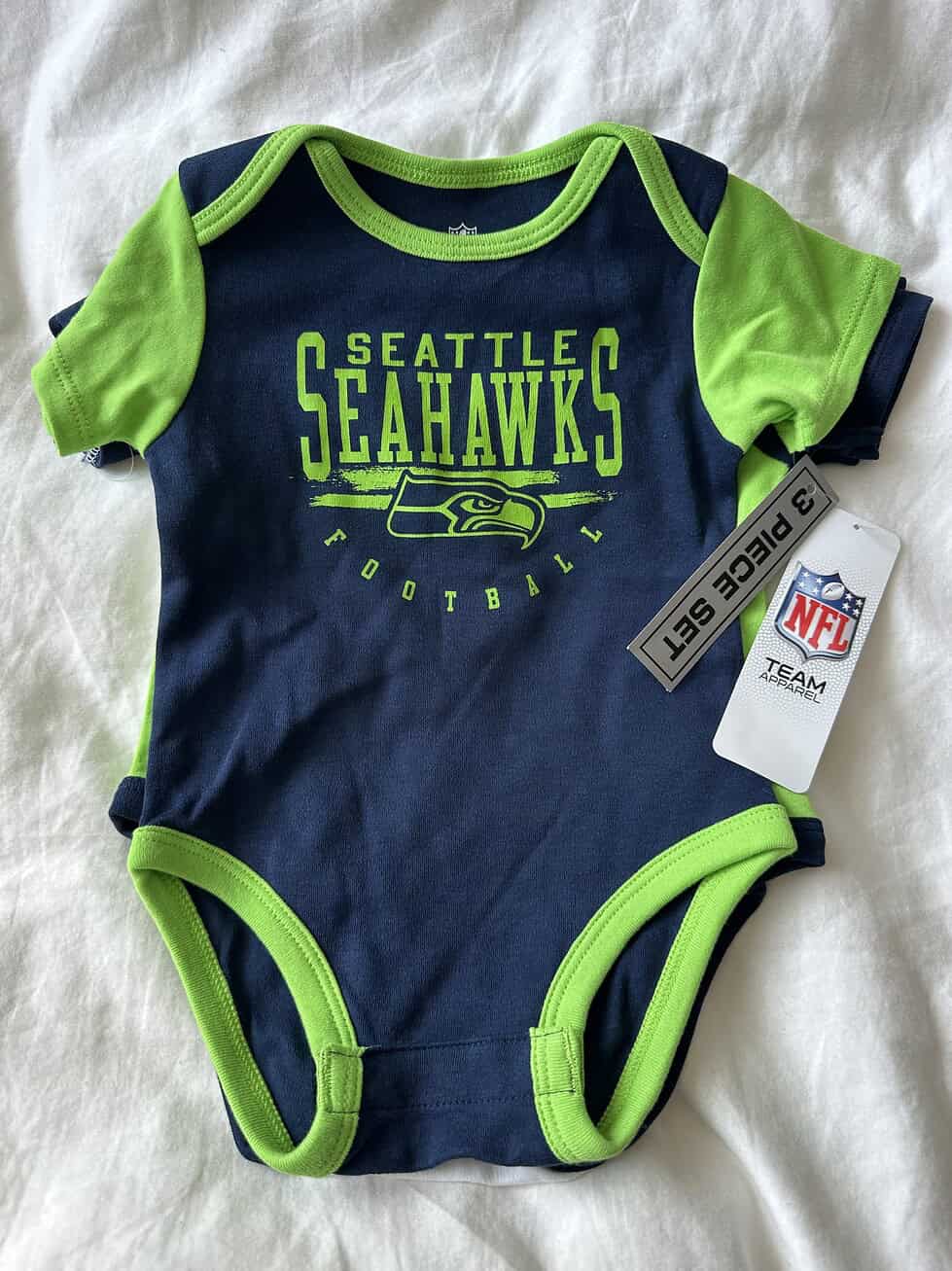 Seattle Seahawks Onesie 3-Pack - Image 2
