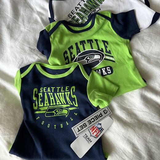 Seattle Seahawks Onesie 3-Pack
