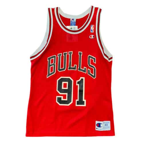 Champion Chicago Bulls Dennis Rodman Jersey Sz M