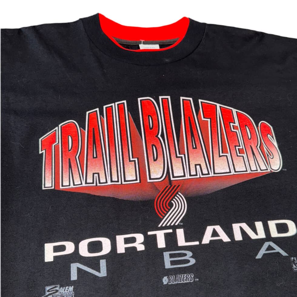 Salem Sportswear Portland Trail Blazers Double Collar Sz XL - Image 3