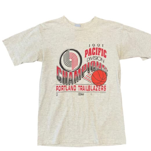 Salem Sportswear PAC 1991 Portland Trail Blazers Tee Sz L