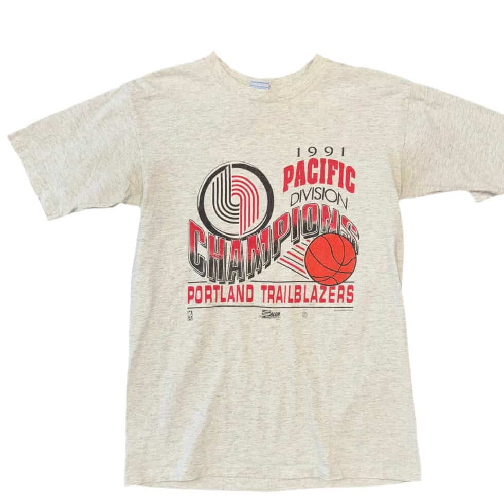 Salem Sportswear PAC 1991 Portland Trail Blazers Tee Sz L