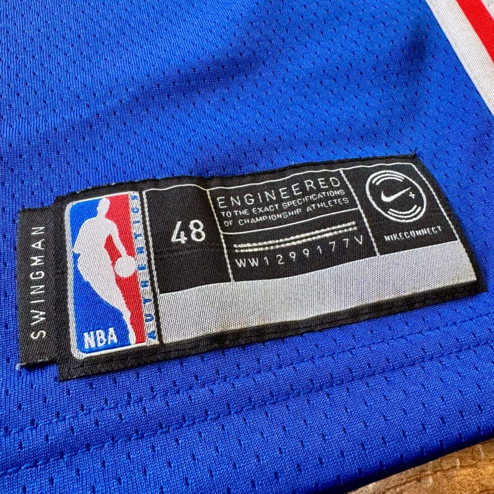 Nike Phila Sixers Embiid Jersey Sz L - Image 3