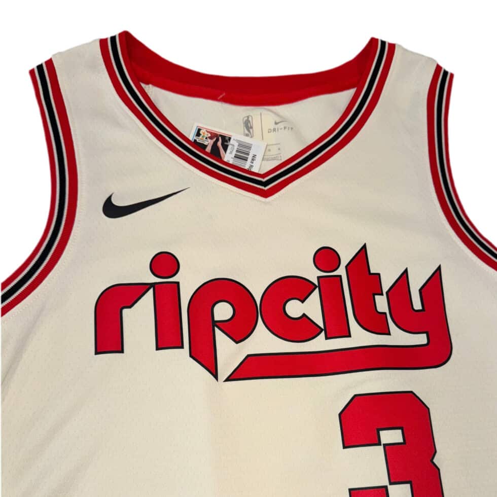 Nike Rip City Portland Trail Blazers CJ McCollum Jersey Sz L - Image 5