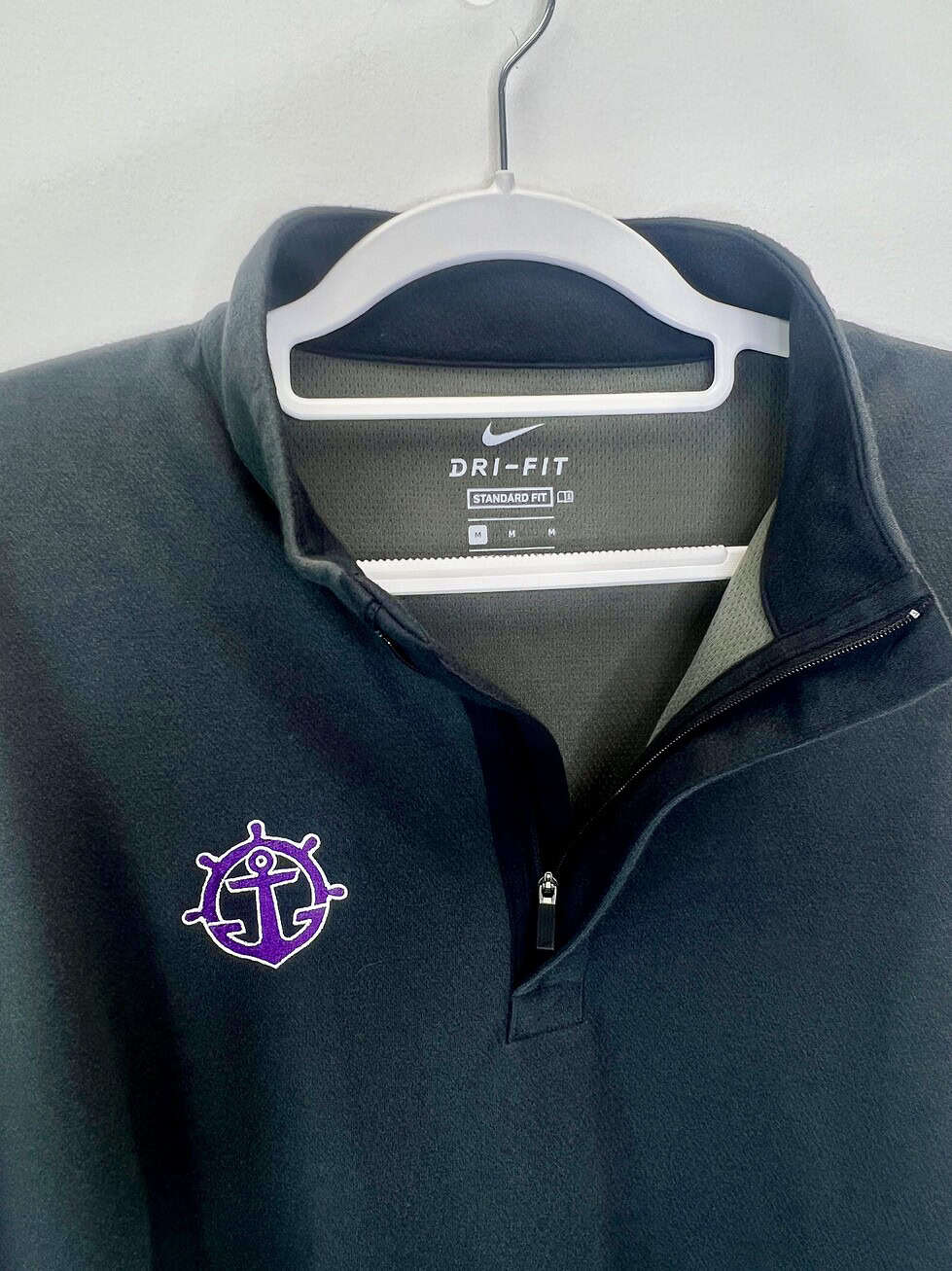 Portland Pilots Nike Dri-FIT 1/4 Zip Pullover (M) - Image 3