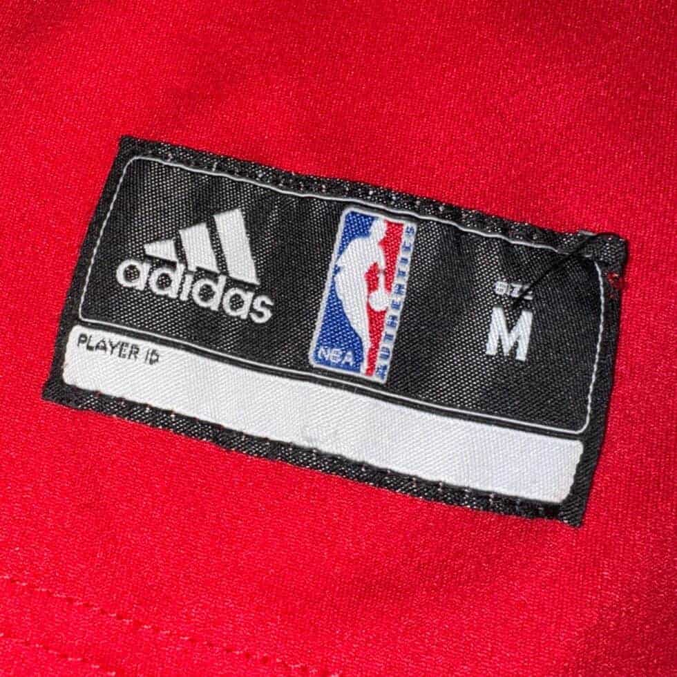 Adidas Red Portland Trail Blazers Dame Jersey Sz YM - Image 4