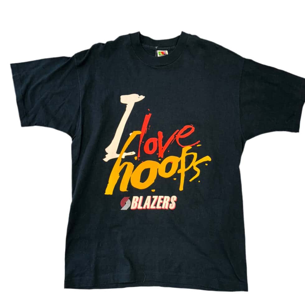 FOTL Portland Trail Blazers “I love Hoops” Tee Sz XL