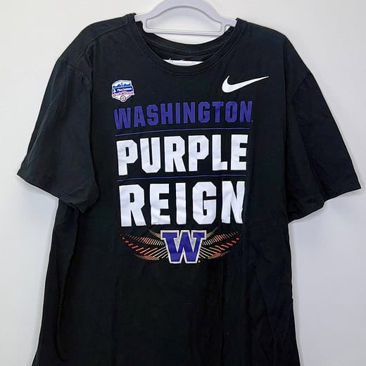 Washington Huskies Fiesta Bowl Purple Reign Tee – 2XL
