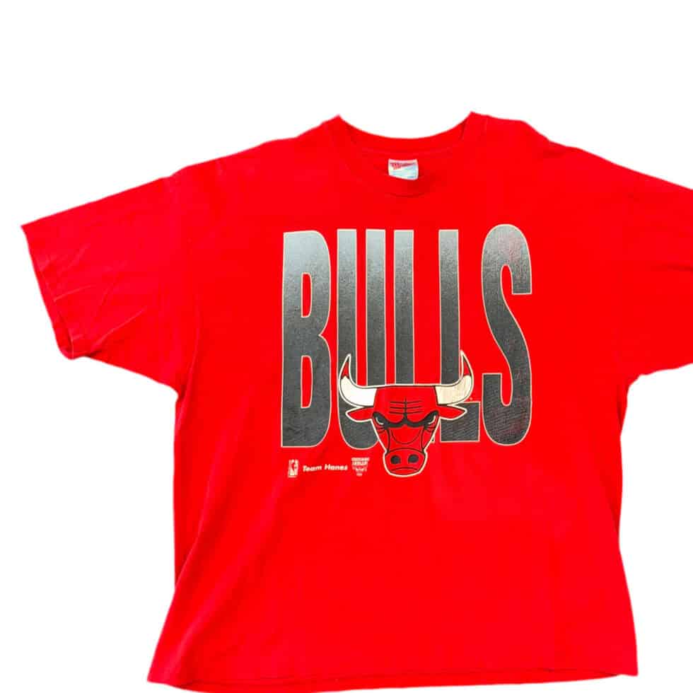 Team Hanes 90's Chicago Bulls Tee Sz 2X