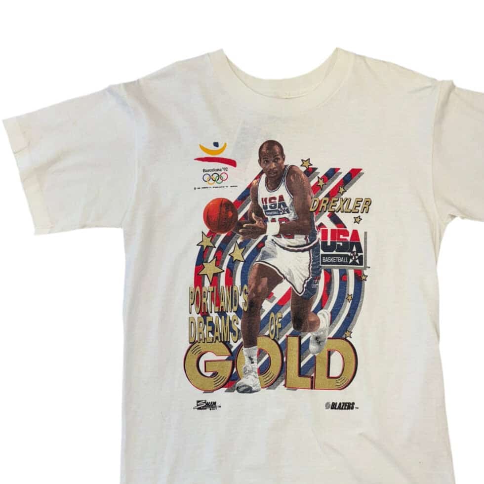 Salem Sportswear 1992 USA Going For Gold Tee Sz M